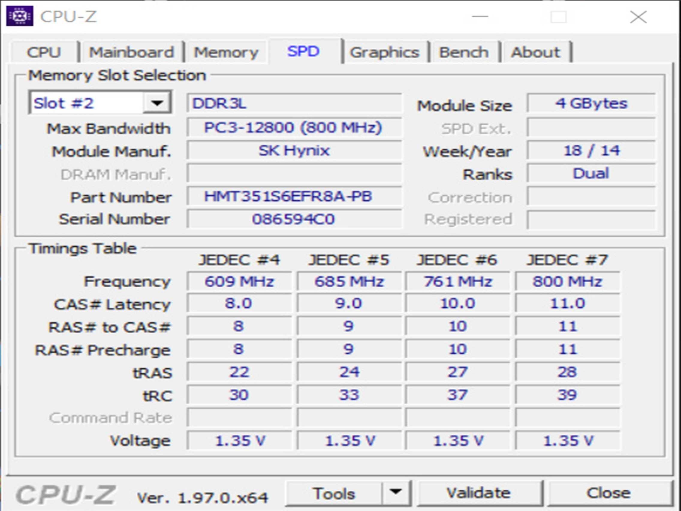 DDR3 8GB HyniX 12800 L
