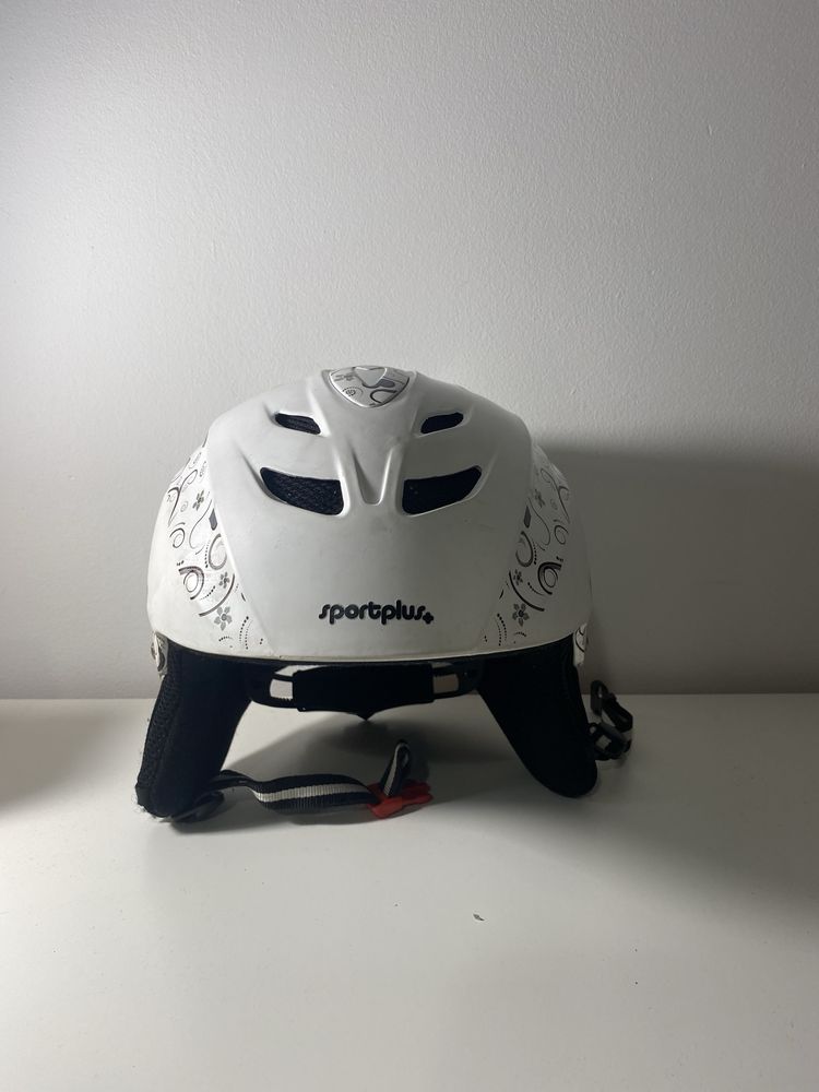 Kask narciarski dla dziewczynki rozmiar xs 48 - 52cm regulowany