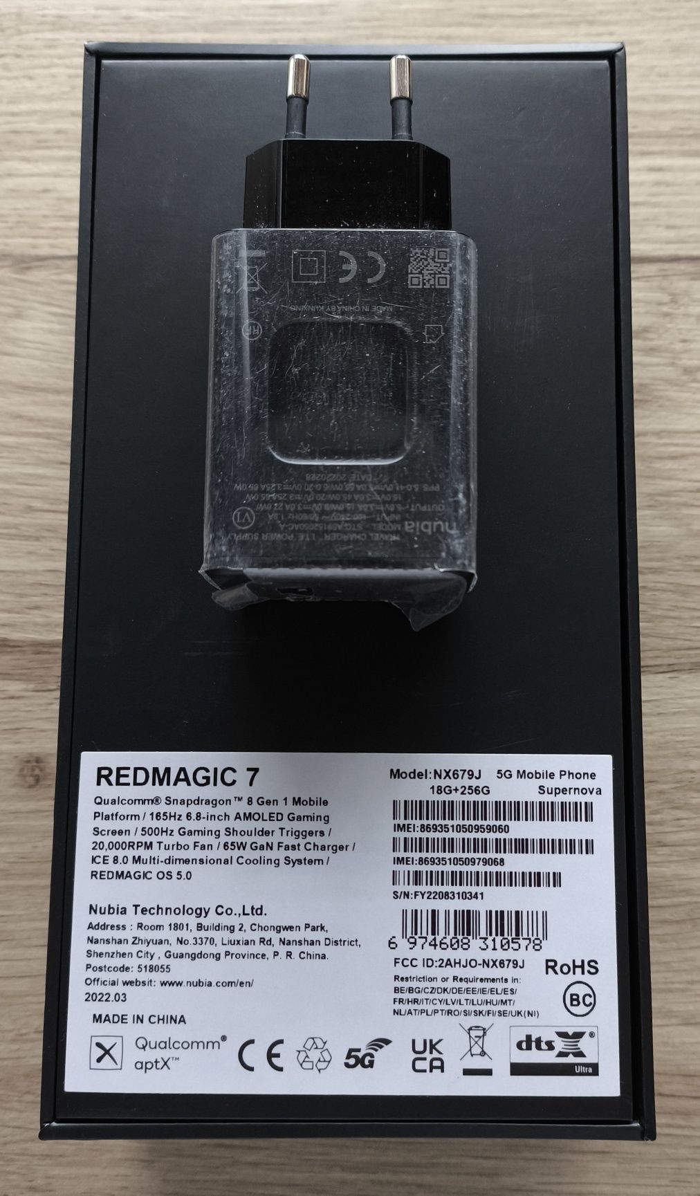 Nubia Redmagic 7 / 18GB RAM / 256GB ROM - PROSZĘ CZYTAĆ OPIS :)