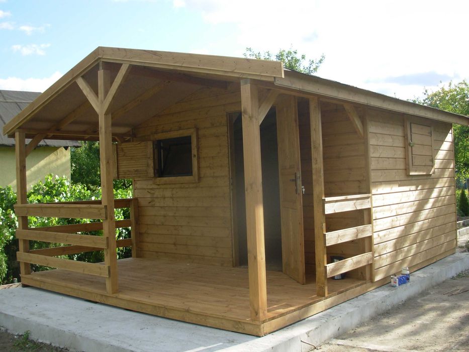 domek drewniany letniskowy Aga Lux 20 m2 z montaż +dojazd PAŹDZIERNIK