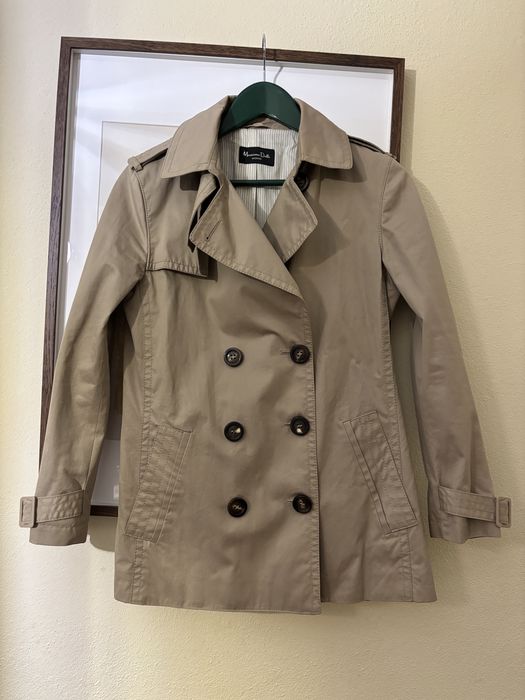 Gabardine bege Massimo Dutti NOVA