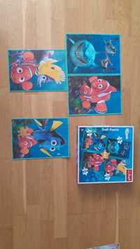puzzle Myszka Miki + "gdzie jest Nemo"