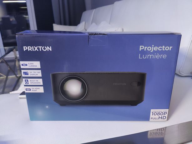 Projektor multimedialny Prixton FullHd 1080p, max 150" nowy,na prezent