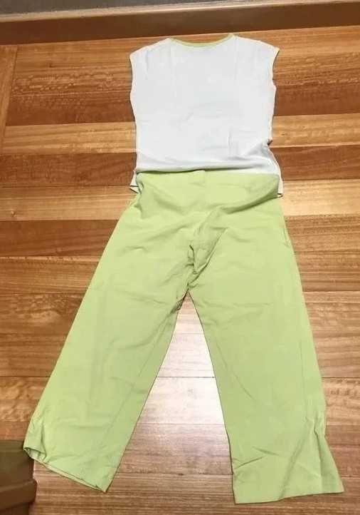 Pijama verde e branco Oysho