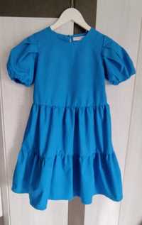 Sukienka letnia niebieska 5.10.15 rozmiar 146