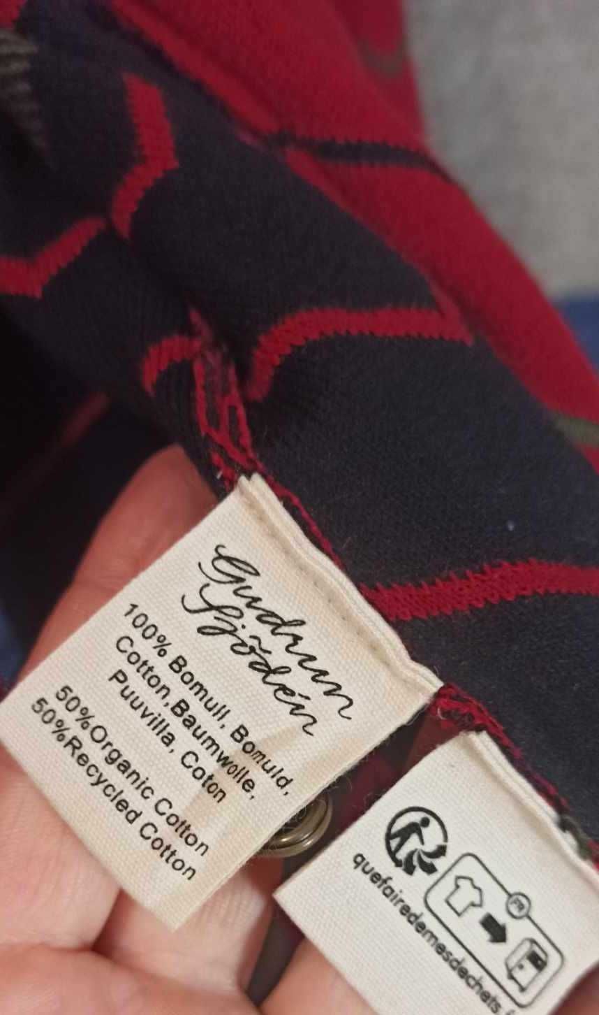 Sweter kardigan damski wiosenny bawełniany L kolorowy wzorzysty  etno