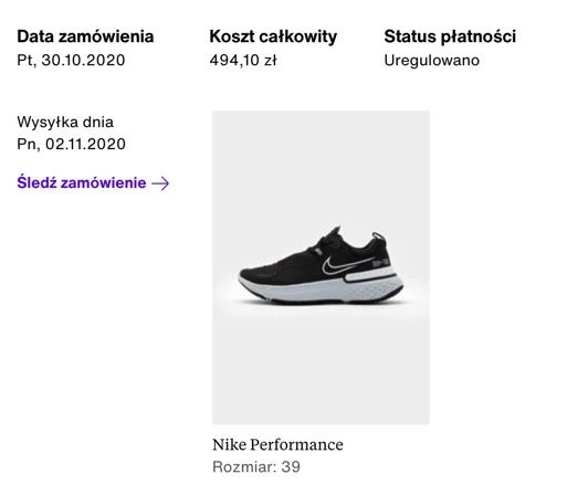 Wodoodporne buty do biegania Nike React Miler Shield r. 39 (24,5cm)