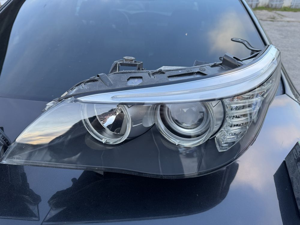 Komplet lamp przednich BMW E60/E61-po pełnej regeneracji-stan IDEALN