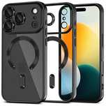 Etui Tech-Protect MagFlex MagSafe na iPhone 17 - przezroczysto-czarne