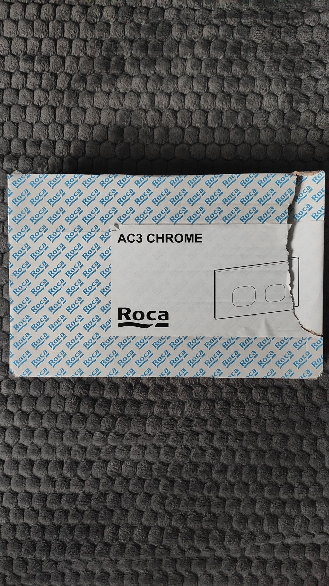 Przycisk spłukujący Roca AC3 Chrom do WC stelaża