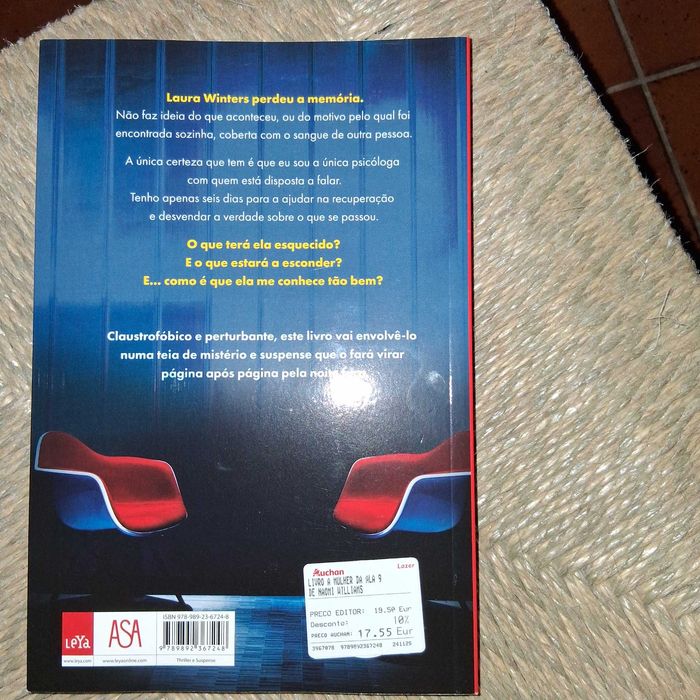 Livro thriller novo e novidade