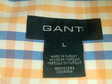 Camisas Gant original tamanho L e XL