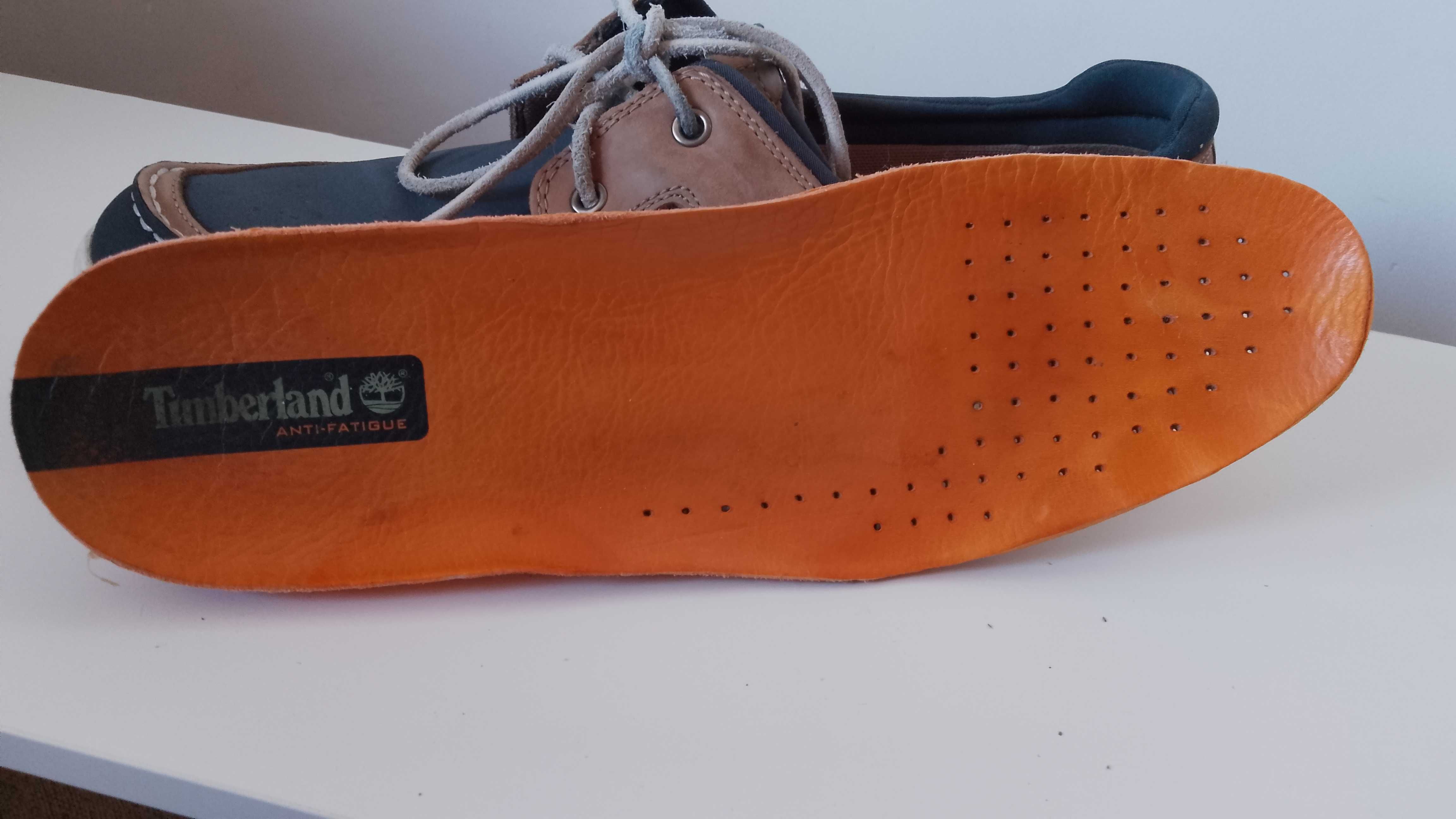 Timberland żeglarskie mokasyny rzemień
