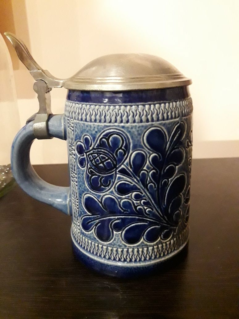 Кувшин Кружка Глечик Кухоль с крышкой из олово Германия