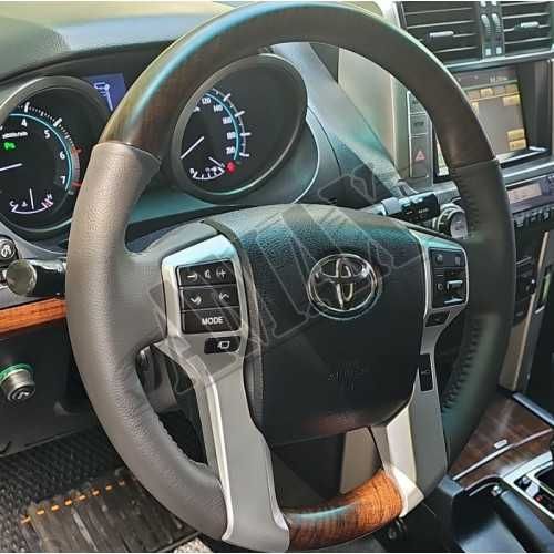 Руль, рулевое колесо (кожа-дерево) Toyota Land Cruiser Prado 150