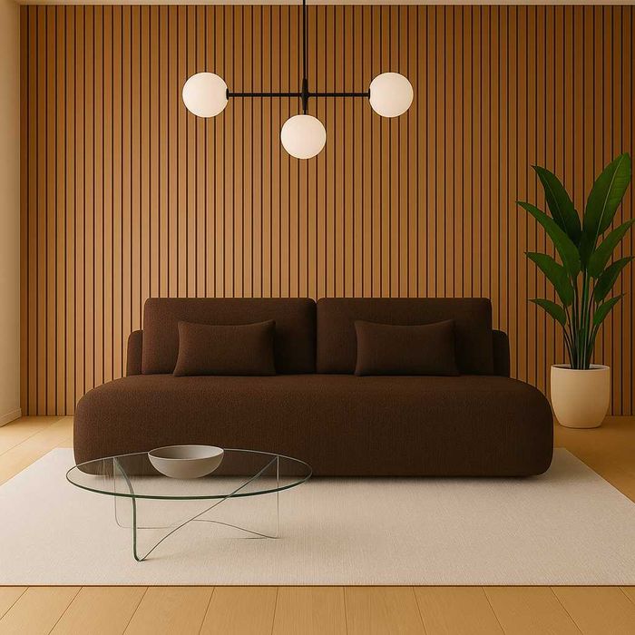 Sofa rozkładana tapicerowana do mieszkania z funkcją spania Kanapa