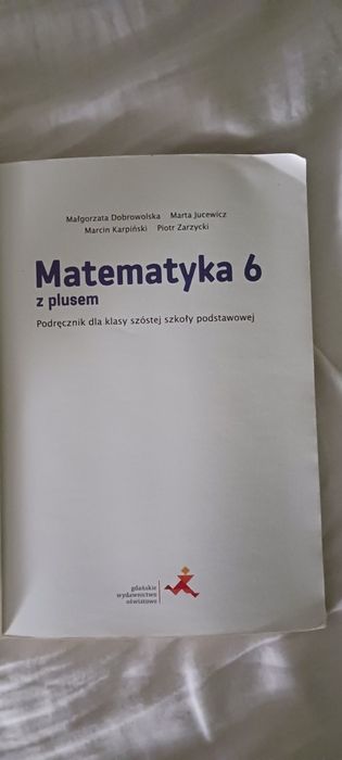 Podręcznik matematyka z plusem klasa 6