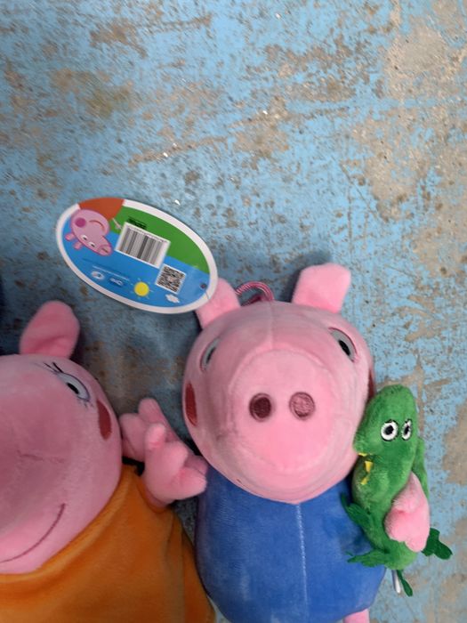Conjunto de 3 peluches peppa pig