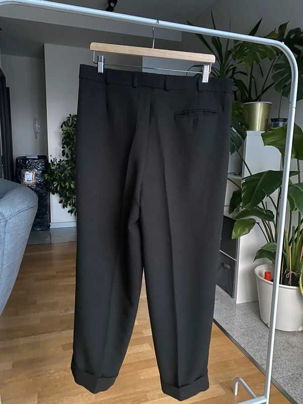 Spodnie eleganckie, garniturowe męskie vintage 170/92
