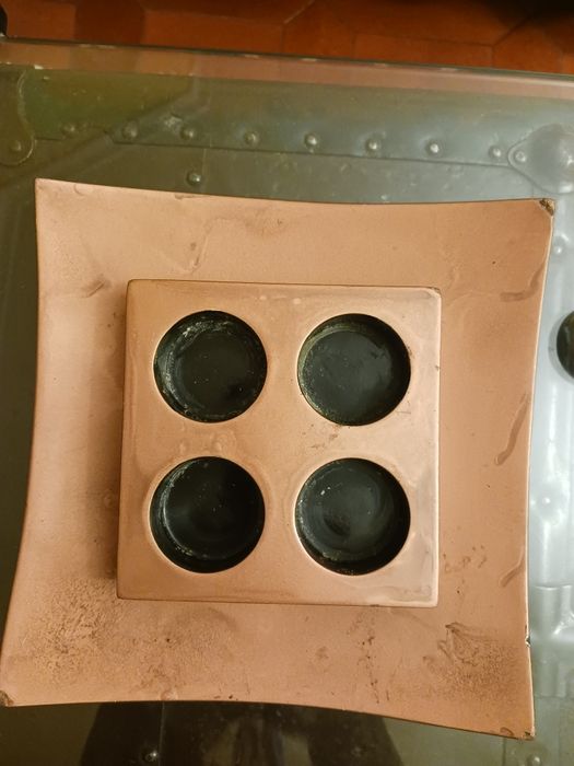Conjunto suporte velas e prato