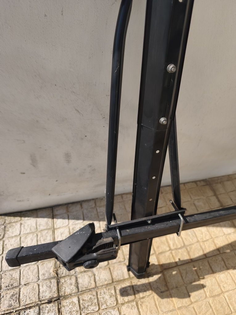 Barras tejadilho universais com suporte 2 bicicletas