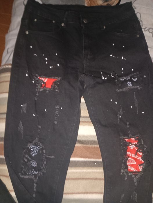 Calcas ganga rasgadas