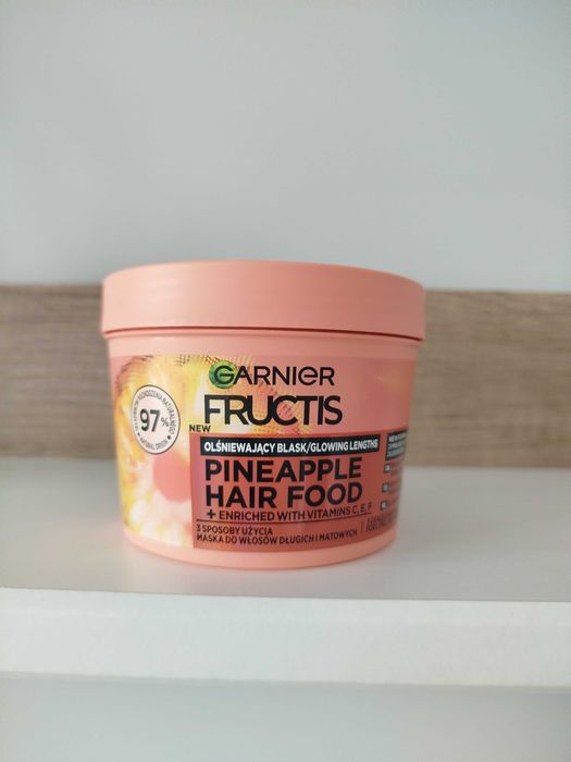 Garnier Fructis Pineapple maska do włosów długich i matowych 400 ml
