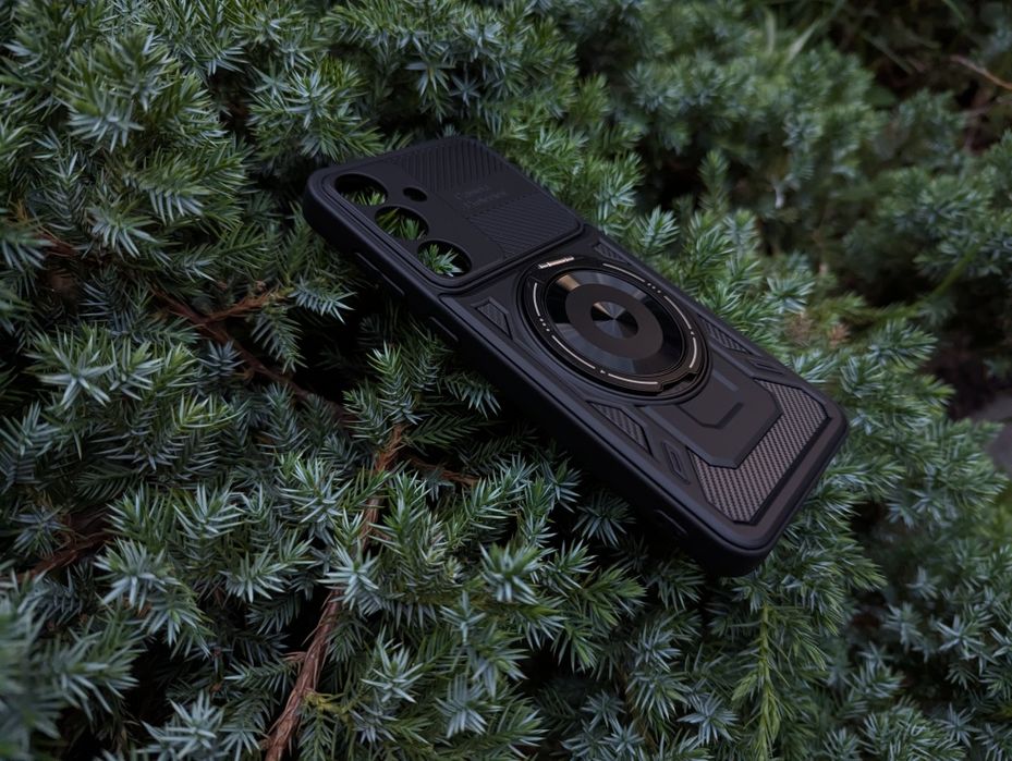 Samsung Galaxy S24 + Plus Ultra противоударный чехол с кольцом Magfit