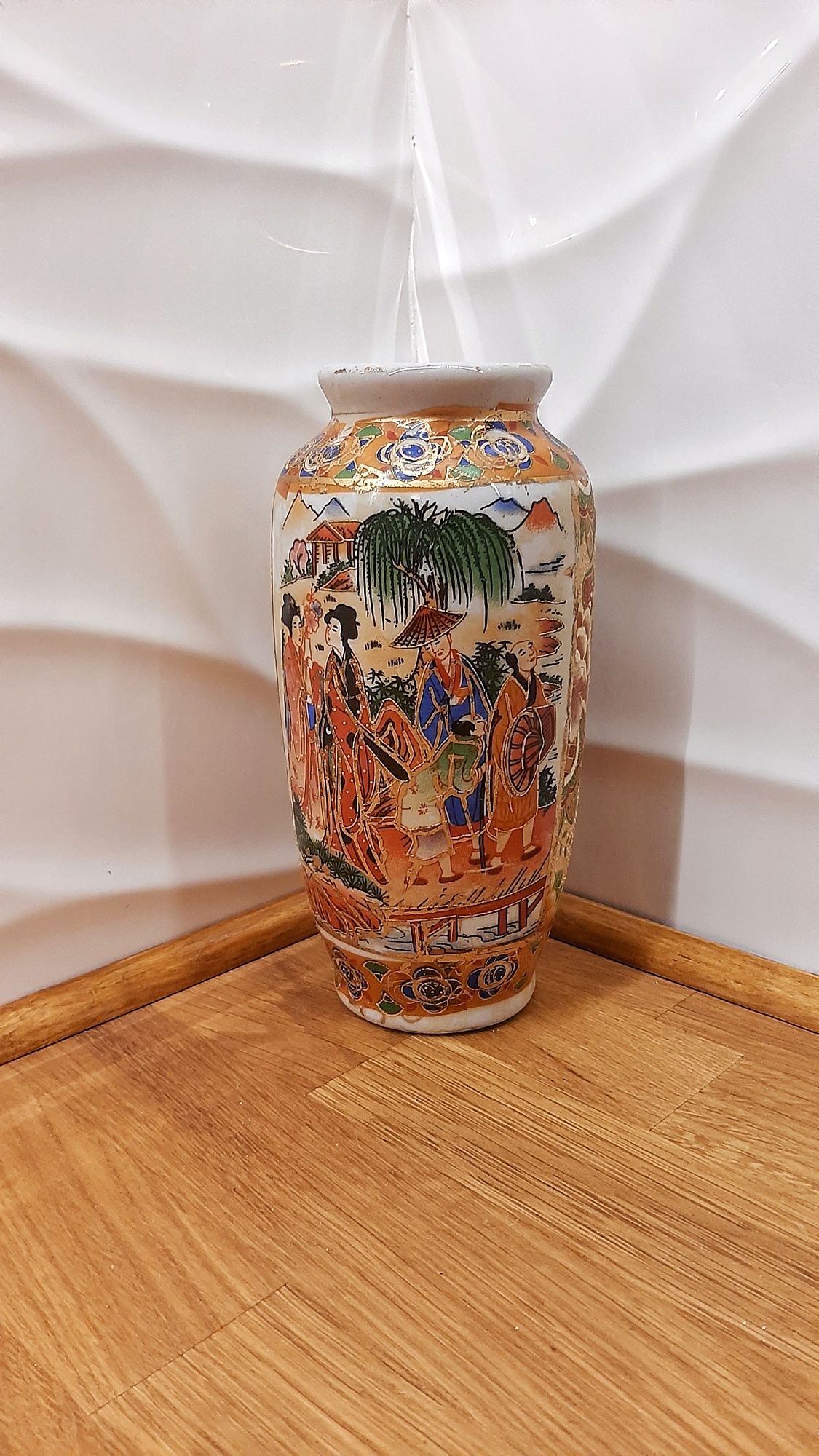 Stara chińska porcelana antyk waza ręcznie malowana