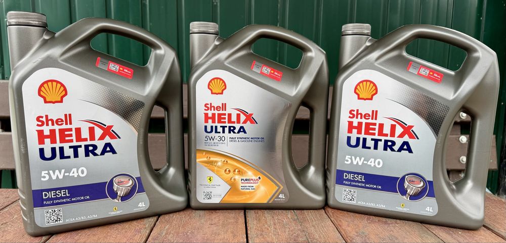 Масло Shell 10W40, 5W40, 5W30… Оригінал!