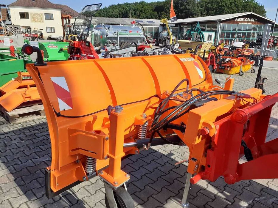 Solidny Pług Śnieżny prosty PVHU 2,5m - Mocowanie Euro+Tuz/Amortyzacja