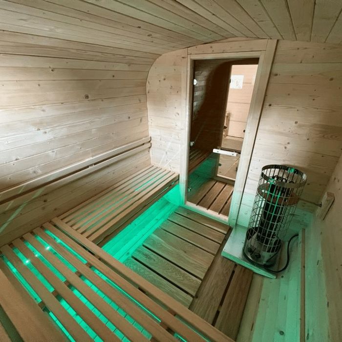 Duża Sauna ogrodowa zewnętrzna 3x2,2m Kwadro Cały komplet Leasing Raty