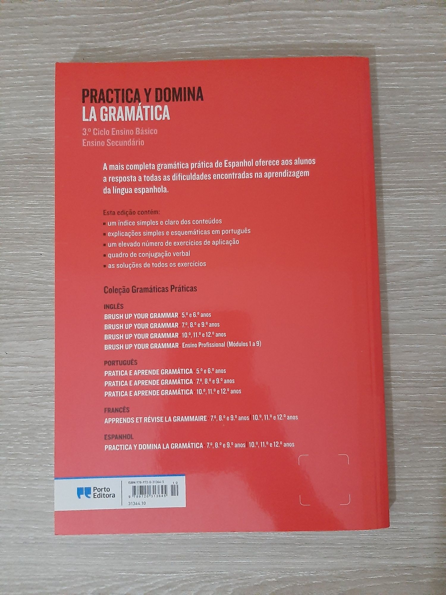 Livro de gramática Espanhol