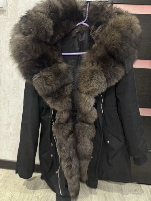 Зимова куртка, парка натуральне хутро