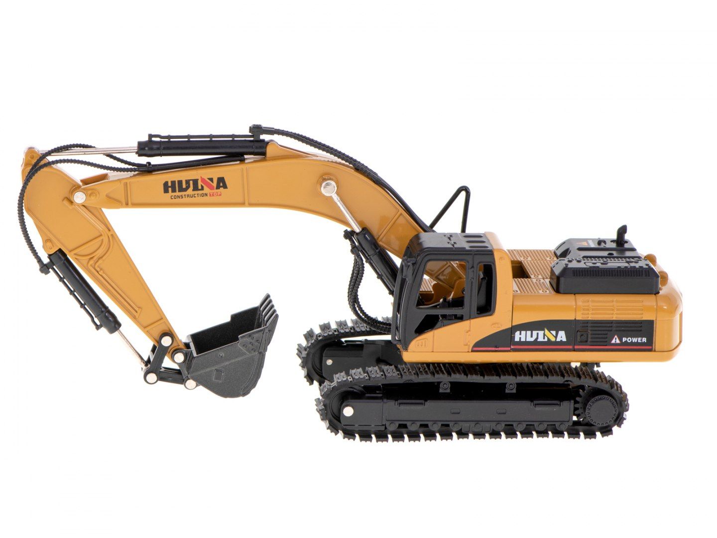Koparka z łyżką na gąsienicach model z metalu Die-Cast H-toys 1:50