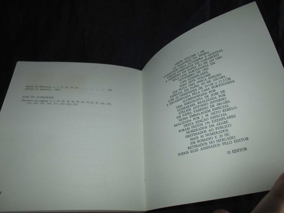 Livro As Palavras da Tribo Fernando Guimarães