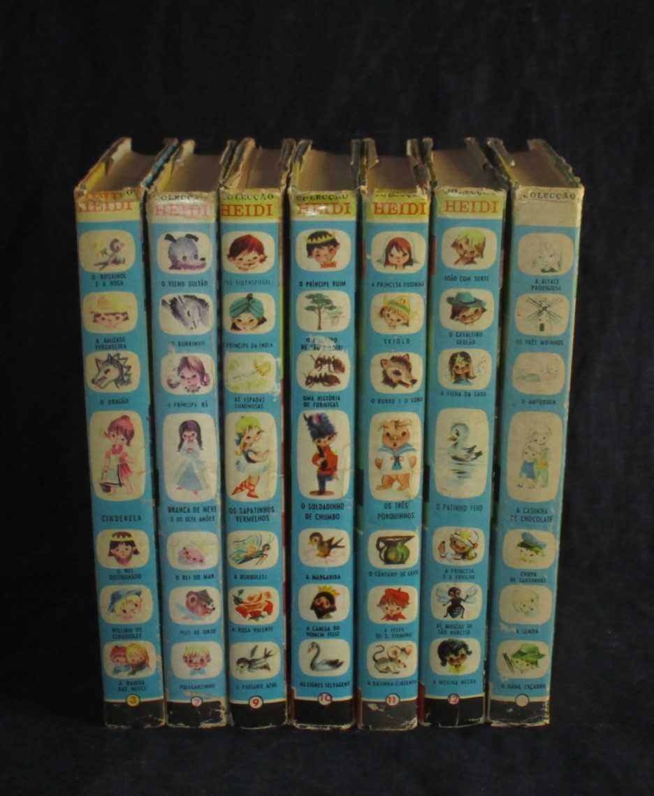 Livros Colecção Heidi 1ª edição Ibis Bertrand