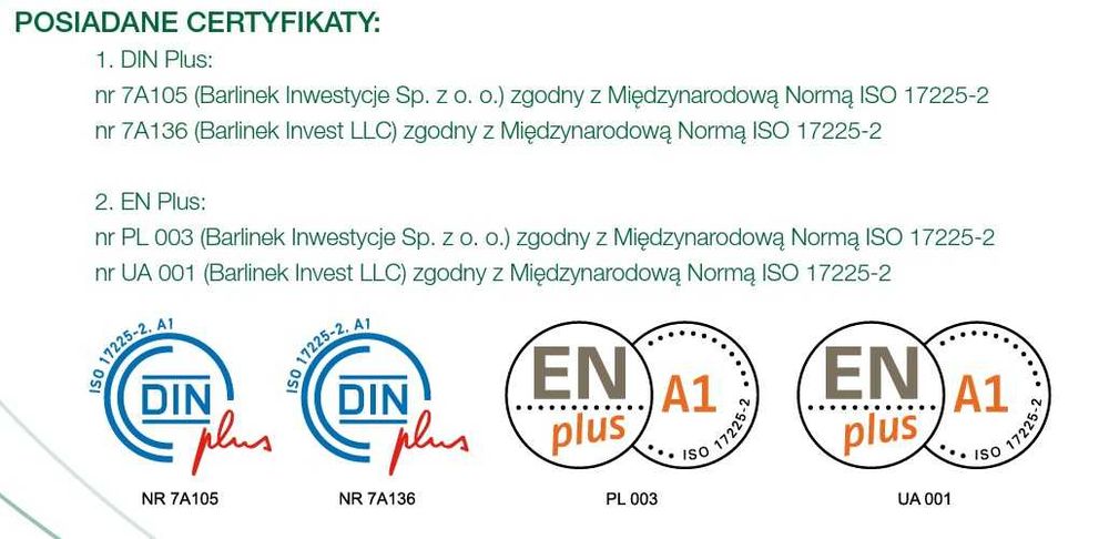 Pellet Barlinek 6mm BYDGOSZCZ