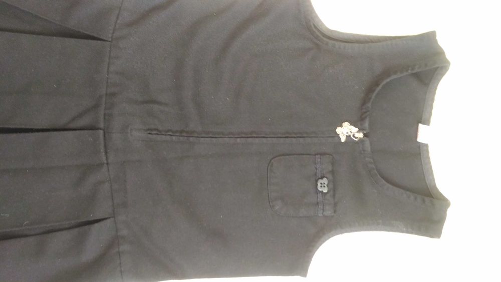 Sukienka czarna, galowa, na uroczystości r 116 - szkoła przedszkole