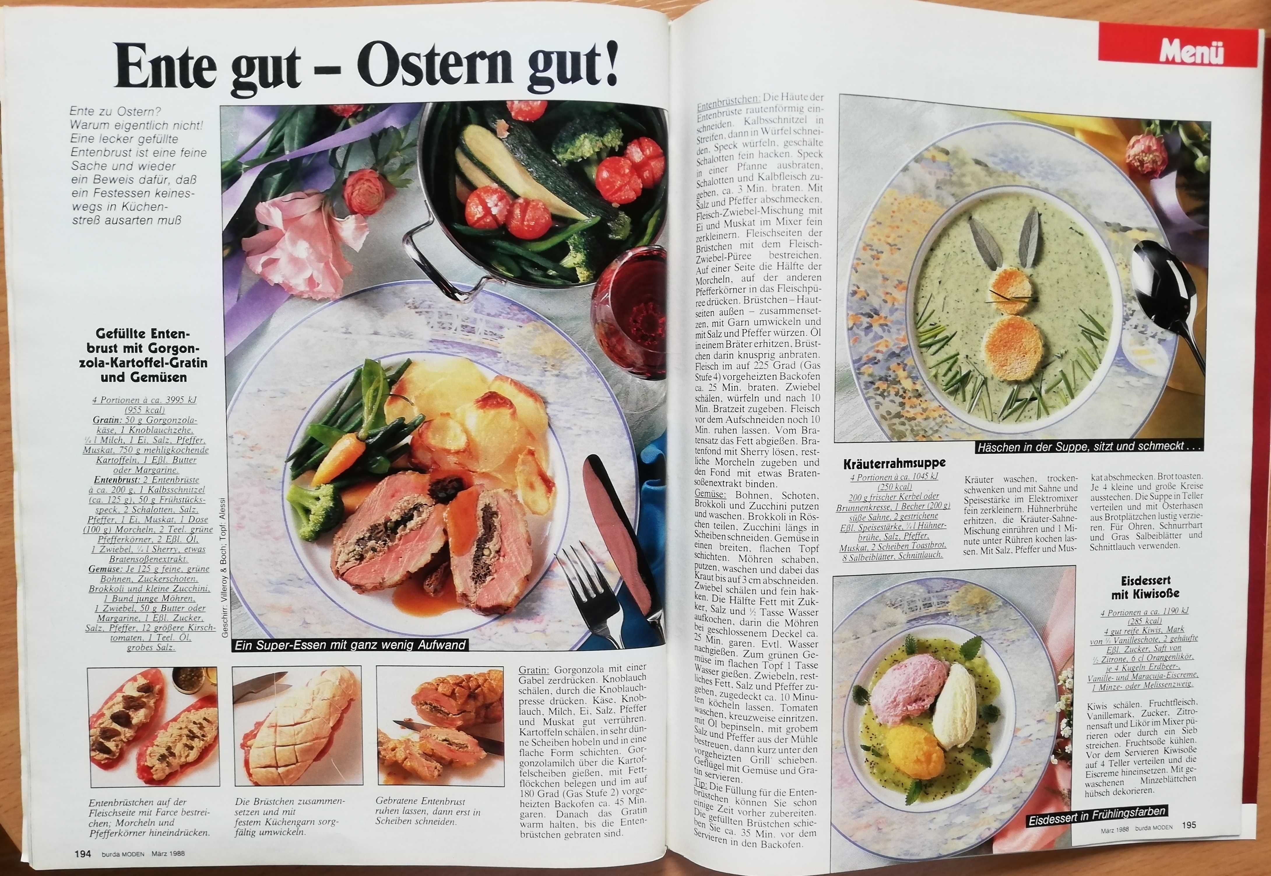 Burda vintage marzec 1988 szycie wykroje moda wiosenna ok 100 wykrojów