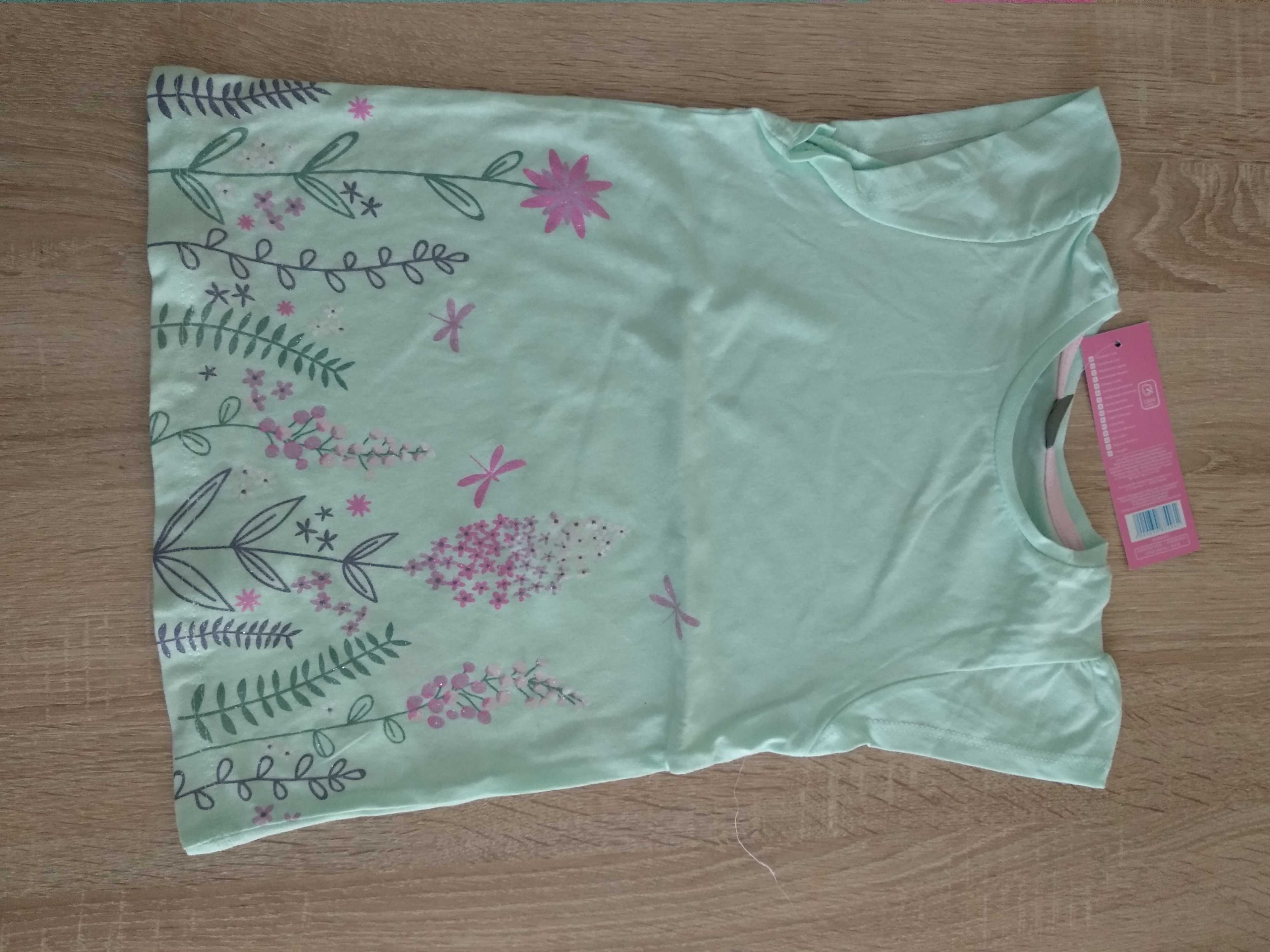 110 koszulki krótki rękaw sukienki legginsy bluzy zestaw jesień nowe