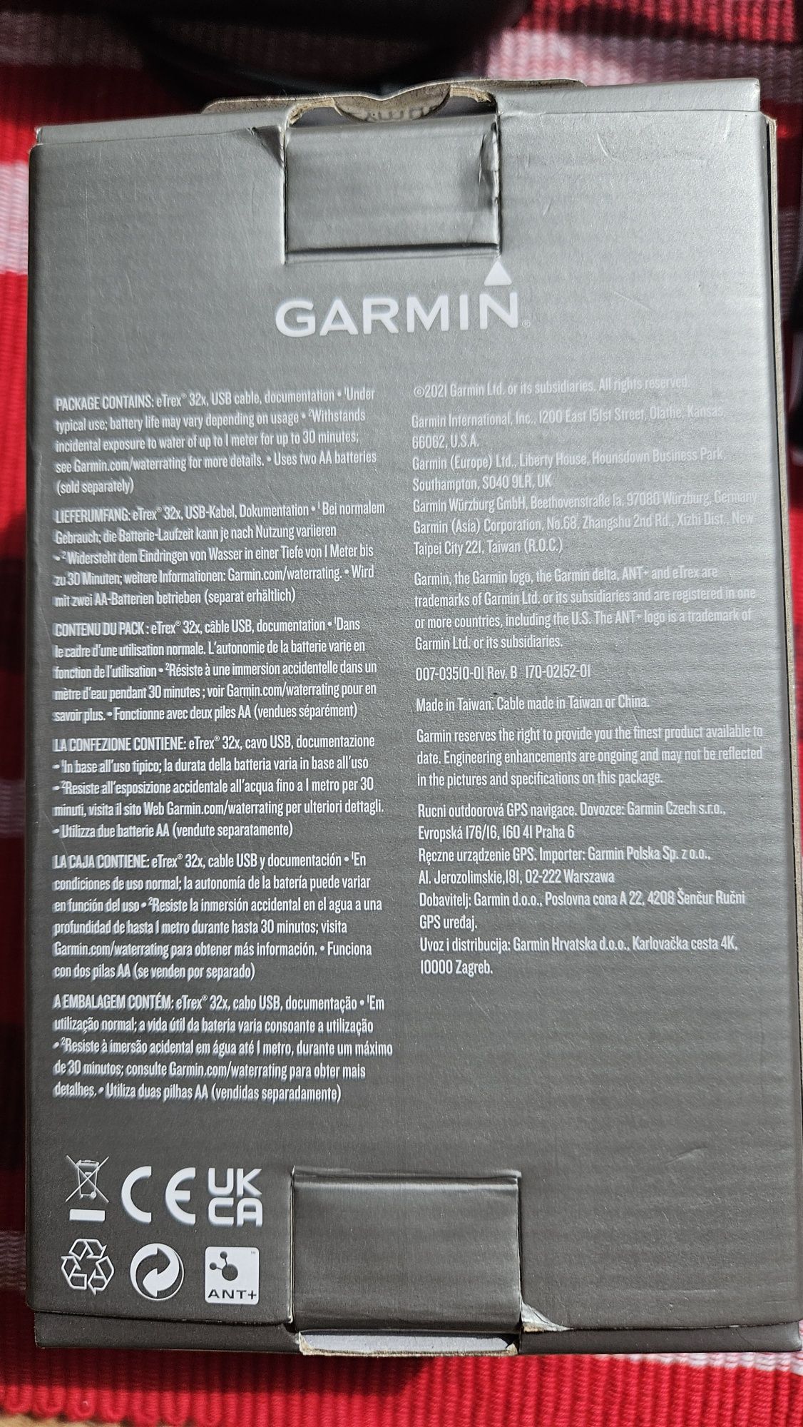 Garmin Nawigacja turystyczna Etrex 32x