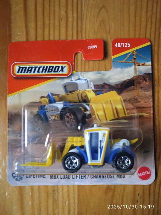 Matchbox Load Loader Matchbox Ładowarka Matchbox Sztaplarka