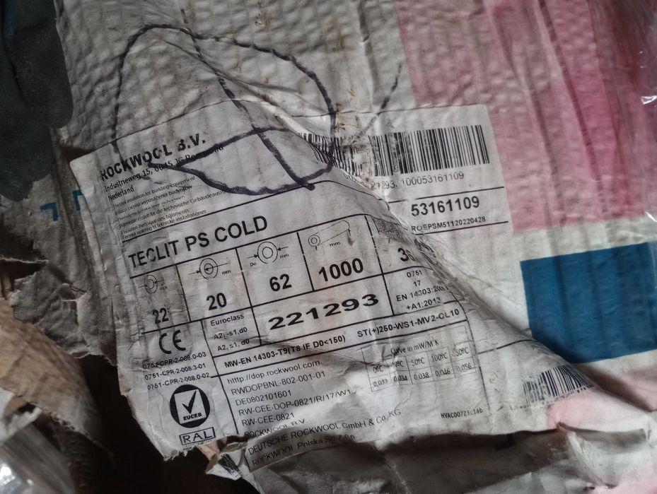 Rockwool teclit ps cold 22x20 dł.1000