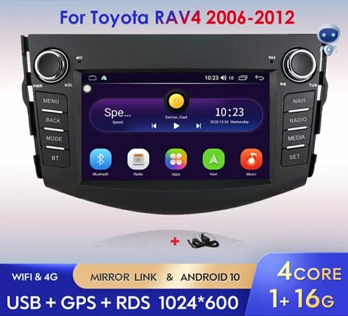 Radio TOYOTA RAV4 nawigacja Gps 2006 ÷ 2012 Android