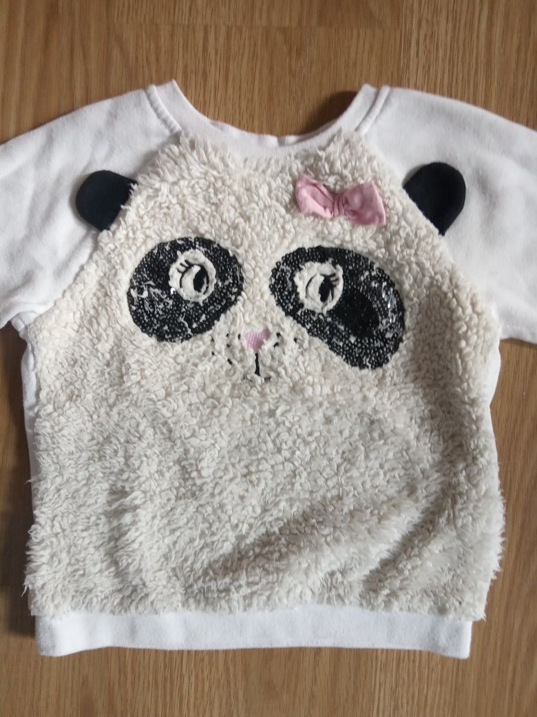 Bluza miś, bluza panda roz 104