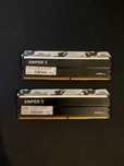 RAM 16gb (2x8) Sniper X como novo