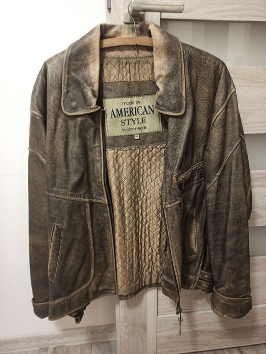Kurtka męska skóra XL