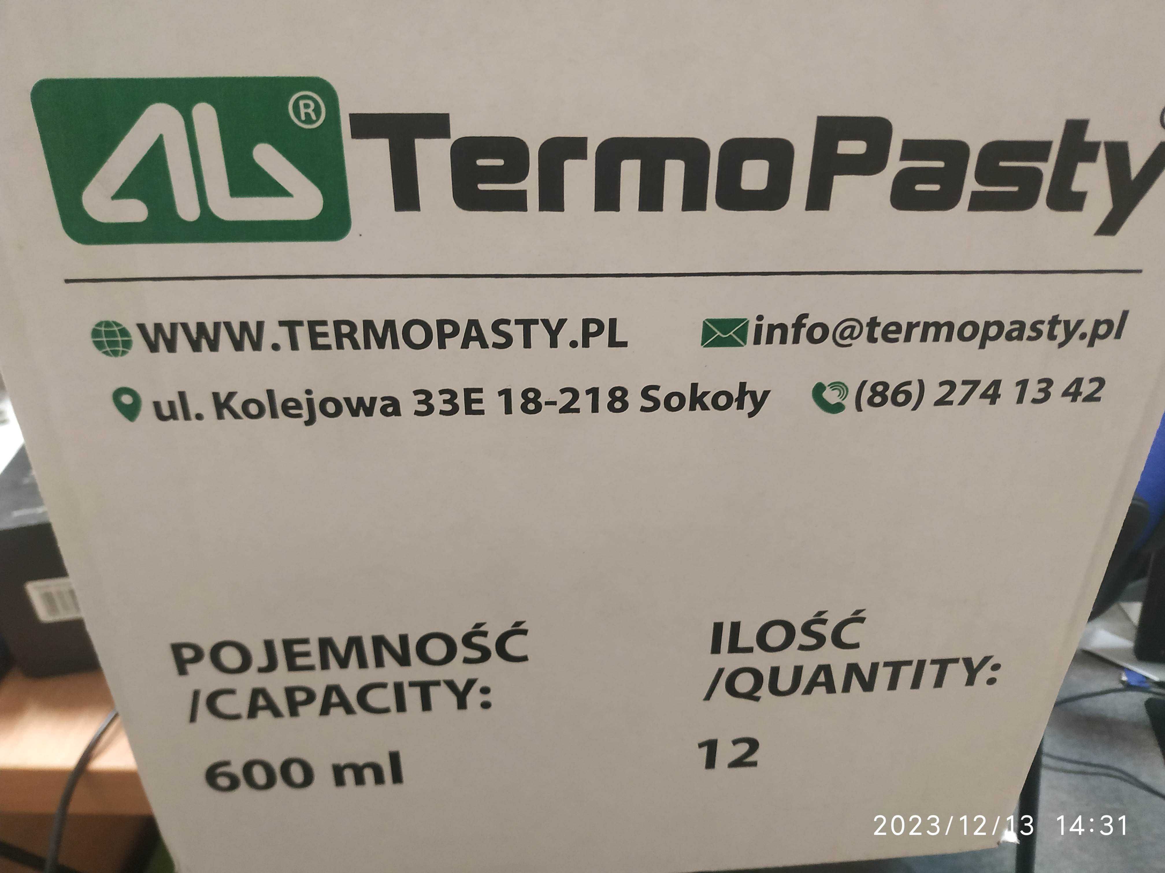 AG Termopasty Sprężone powietrze, AGT-233, 600ml 12 szt.