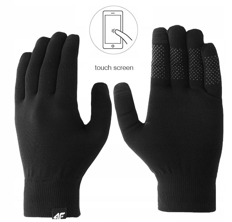 Rękawiczki Zimowe 4f Funkcyjne dotyk (GLOU012-20) - S/M [WYSYŁKA 24H]